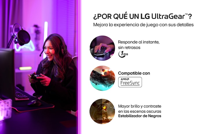 Porque 24”Monitor Gamer UltraGear™